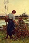 Frederick Morgan The Harvest painting
